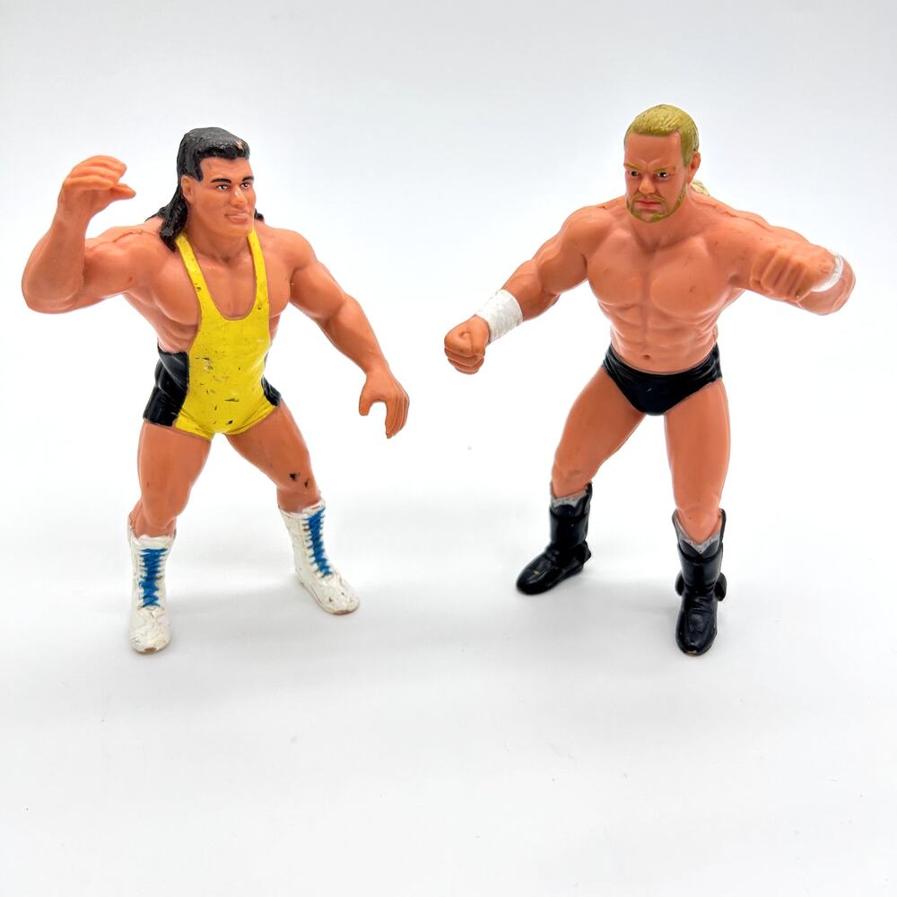 Vintage Galoob WCW Wresting Lot Scott Steiner & Barry Windham Action Figures Toy